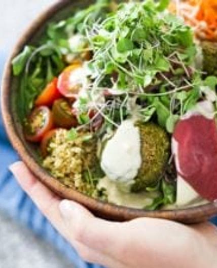 Baked Falafel Bowls