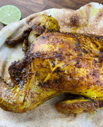 Lime and Turmeric Roast Chicken 