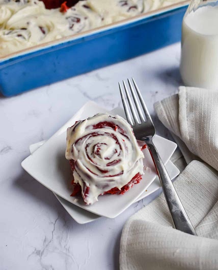 Red Velvet Cinnamon Buns