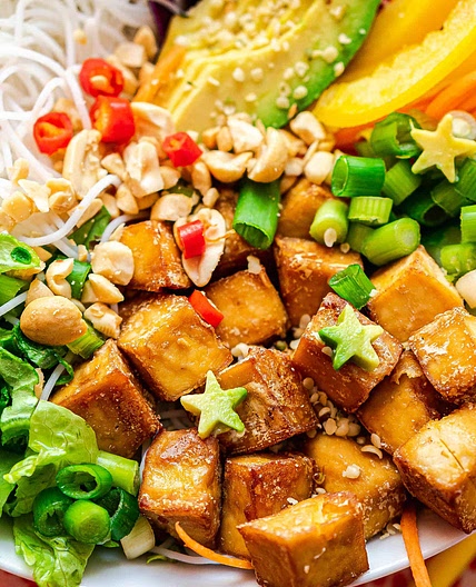 Summer roll salad