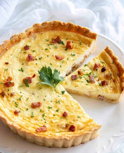 Spinach & Bacon Quiche