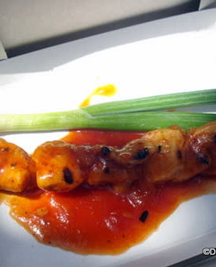 Disneyland Adventureland Chieftain Chicken Skewers & Sauce
