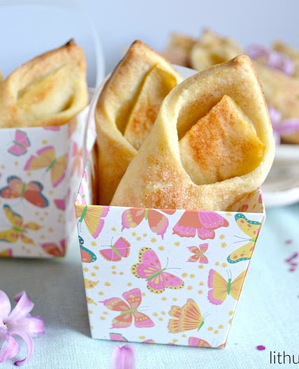 Farmer’s Cheese Cookies with Apples / Varškės skarelės su obuoliais