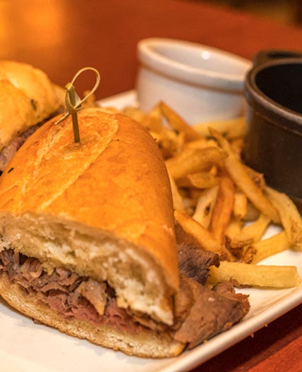 Steak Baguette Sandwich with Garlic Herb Butter - Be Our Guest - Magic Kingdom