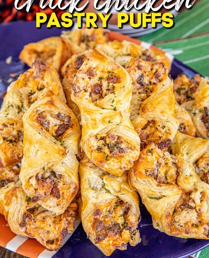 Crack Chicken Pastry Puffs