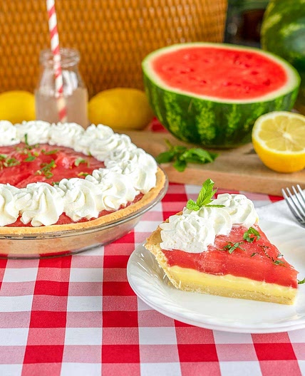 Lemon and Watermelon Pie