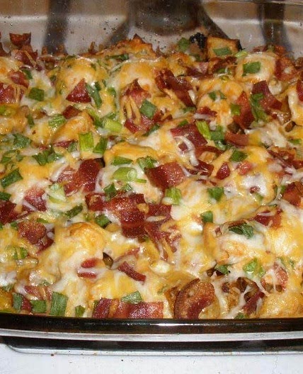 Loaded Chicken and Potato Casserole