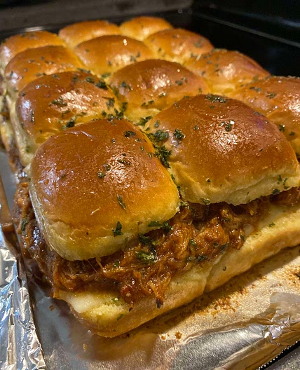 BBQ Chicken Sliders