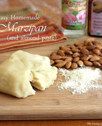 BEST Homemade Marzipan or Almond Paste