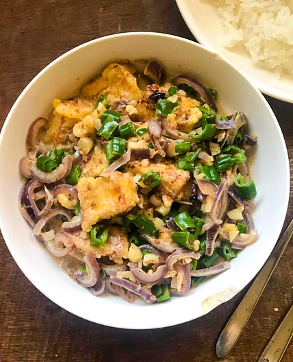 Crispy Tofu Bicol Express