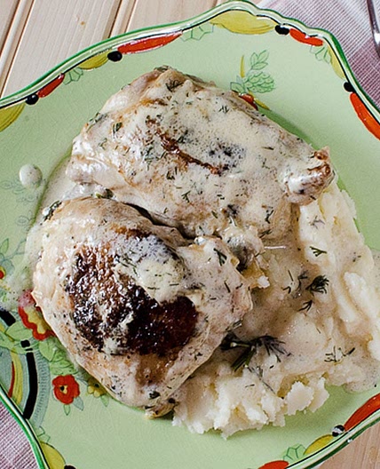 Crockpot Chicken Dill Cream Recipe