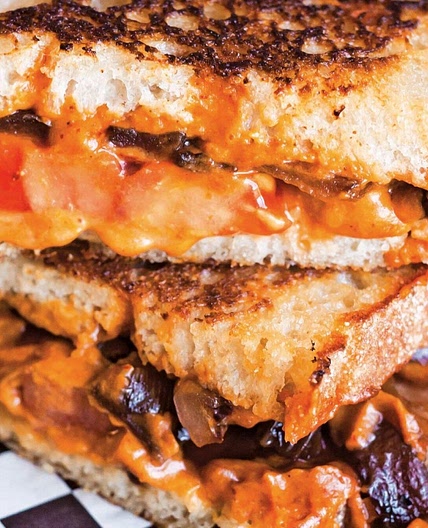 Chipotle Grilled Cheez With Balsamic Caramelized Onions