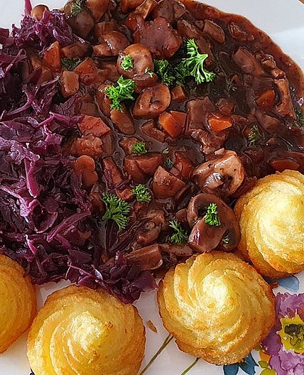Pilz-Maronen-Ragout