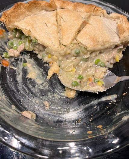 Dad's Leftover Turkey Pot Pie