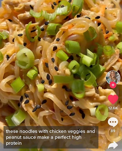 Spicy Peanut Shirataki Noodles
