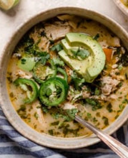 Slow Cooker White Chicken Chili