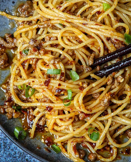 Asian Ground Beef Noodles