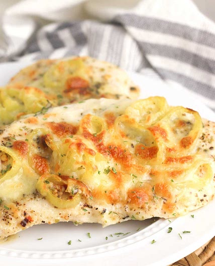 Italian Banana Pepper Chicken