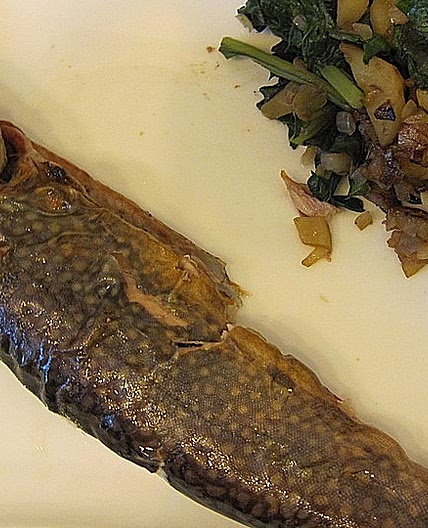 Knoblauch - Kräuter - Forelle mit Rosmarinkartoffeln