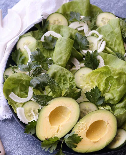 Butter Lettuce Green Salad