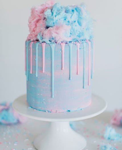 Cotton Candy Cake
