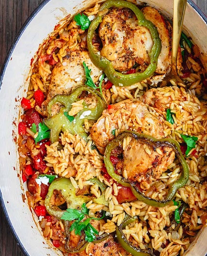 Greek-Style Chicken Orzo Recipe
