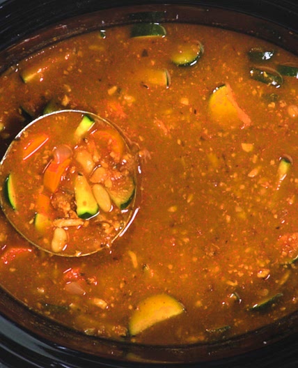 Slow Cooker Vegetable Turkey Soup