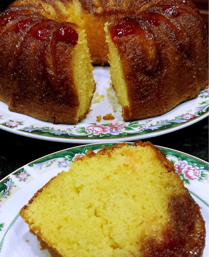 Pineapple Upside Down Bundt Cake