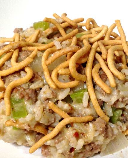 Chow Mein Hamburger Hot Dish