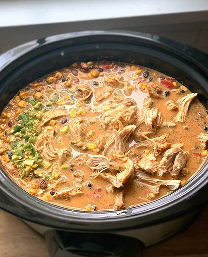 Crockpot Chicken Tortilla Soup