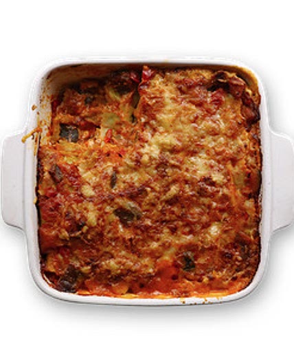 Gratin de ravioles à la ratatouille