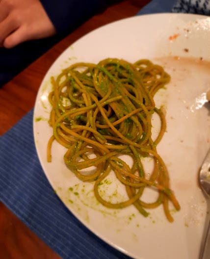 Llubov's Green Spaghetti, Feb 2022