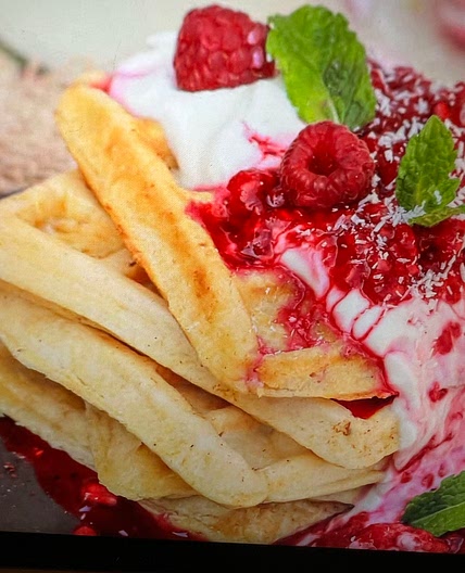 Quark-Waffeln