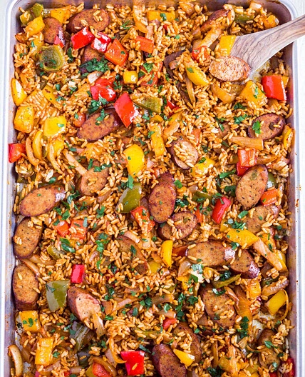 Sheet Pan Burrito Bowl