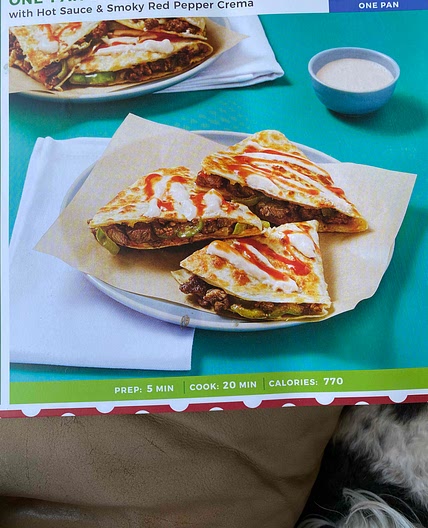 One-Pan Steak & Green Pepper Quesadillas 