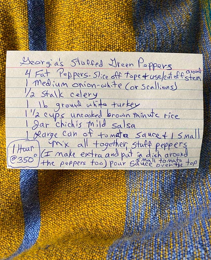 Georgia's stuffed peopers