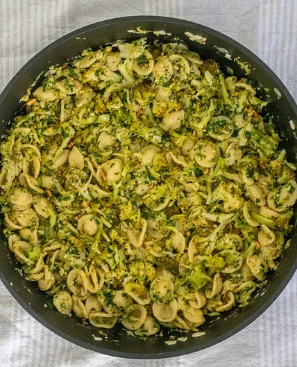 Pasta in Italian broccoli sauce