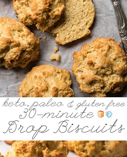 Paleo Keto Drop Biscuits