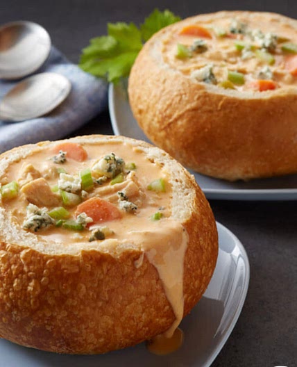 Cheesy Buffalo Chicken Soup  
