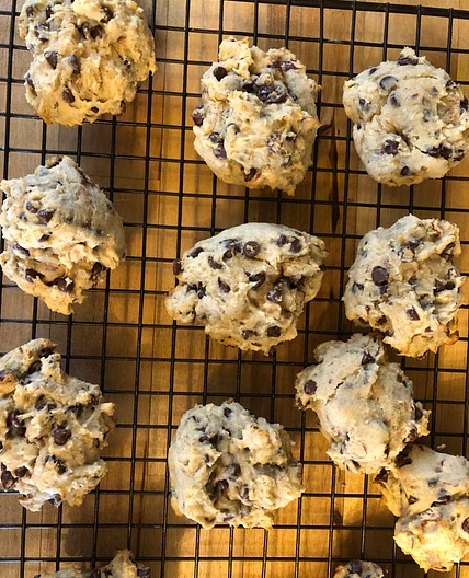 Paleo Banana Almond Chocolate Chip Cookies