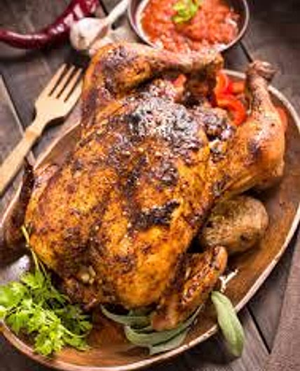 Poulet rôti au four