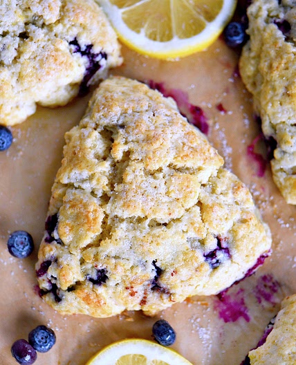 Lemon Blueberry Scones