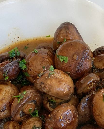 Ruth’s Copycat Steakhouse Mushrooms