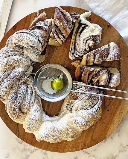 Braided Nutella Bread