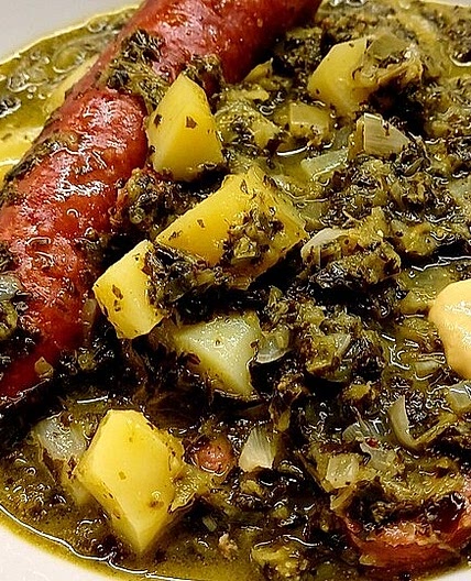 Uromas Grünkohleintopf