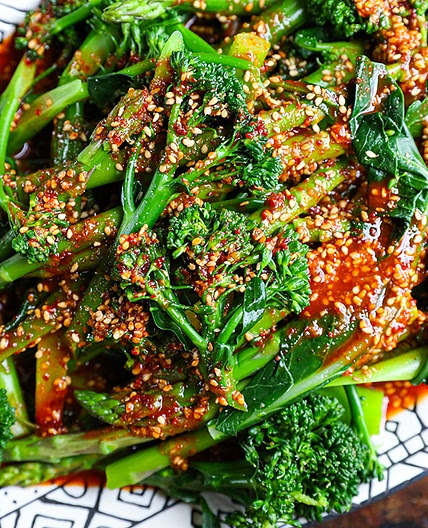 Blanched Vegetables with Chojang Dressing