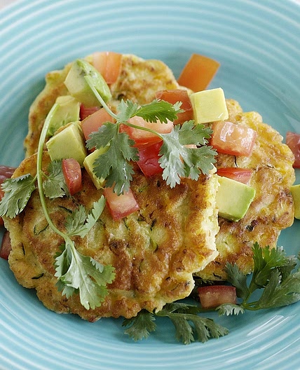 Corn and zucchini fritters