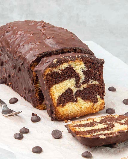 Marble Loaf cake