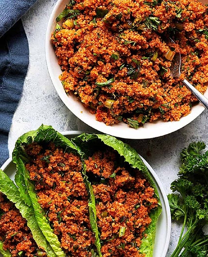 Turkish Bulgur Salad (Kisir) with Video