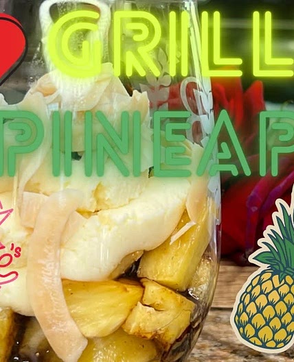 Grilled pineapple